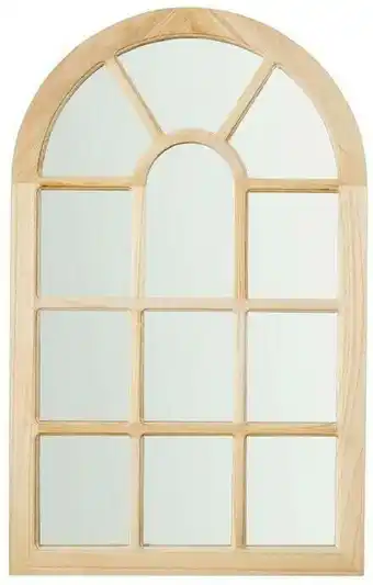 Spotlight 40% off Wood Arch Mirror 50 x 80cm offer