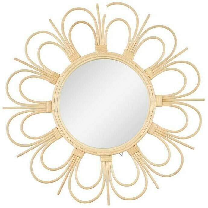 40 off Rattan Mirror 55cm offer at Spotlight