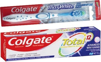 IGA Colgate Total Toothpaste 115g or Toothbrush 1 Pack Selected Varieties offer