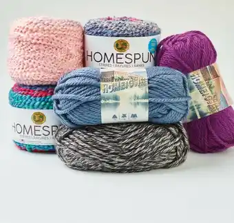 Spotlight 40% off Lion Brand Homespun & Hometown USA offer