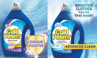 IGA Cold Power Laundry Liquid 1.8-2 Litre or Powder 1.8-2kg Selected Varieties offer