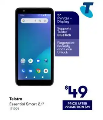 BIG W Telstra Essential Smart 2.1x offer
