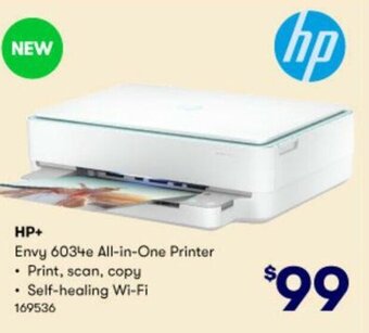 BIG W HP+ Envy 6034e All-in-One Printer offer