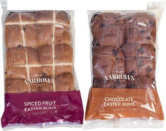 IGA Yarrows Easter Buns 430-480g Selected Varieties offer