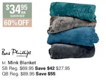 Bas Phillips Mink Blanket QB