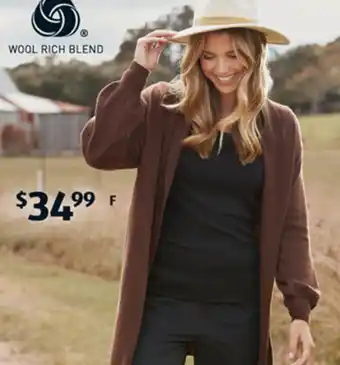 ALDI Women's Merino Blend Cardigan offer