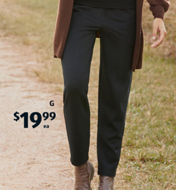 Women's Ponte Jogger Pants offer at ALDI