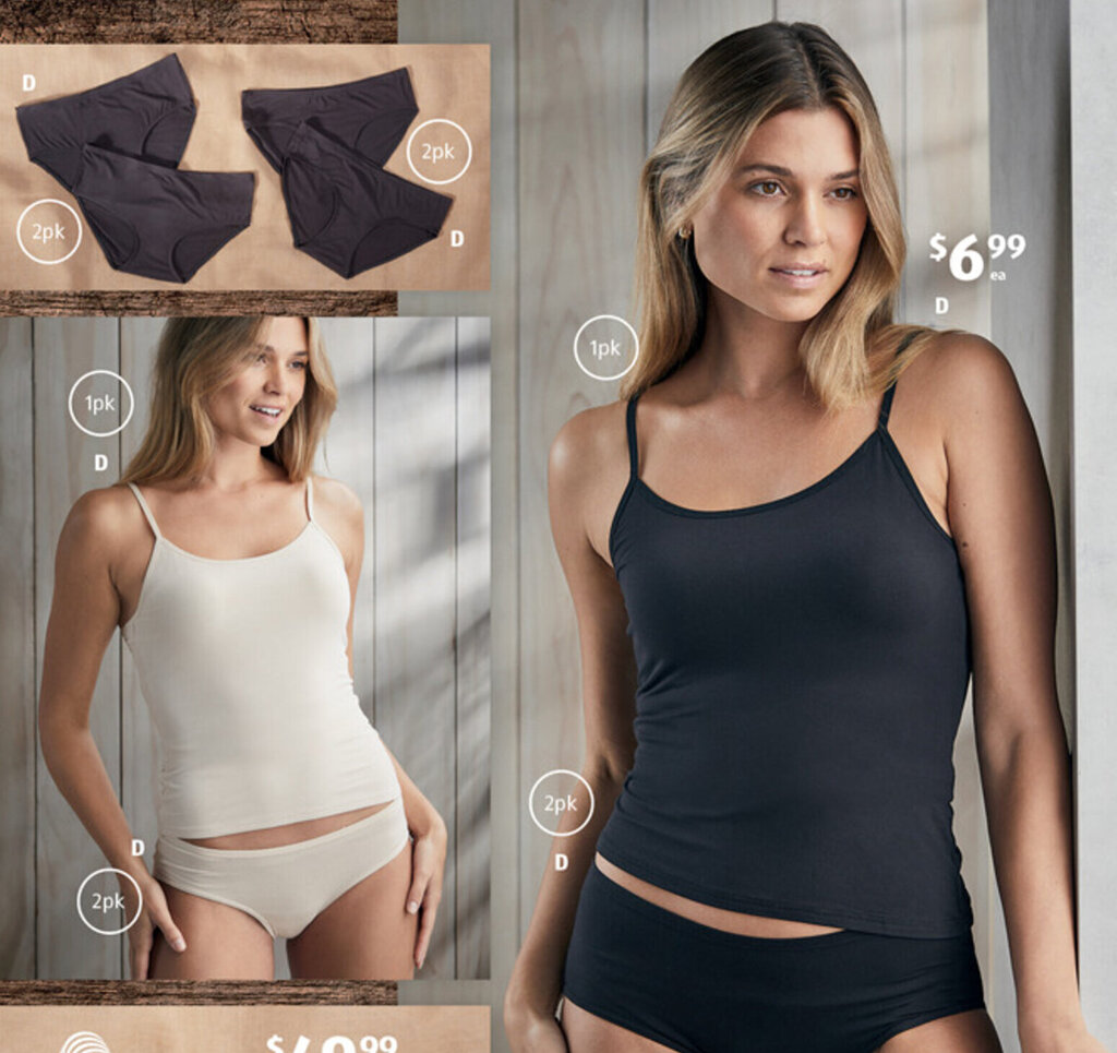 Women's Bamboo Blend Underwear offer at ALDI