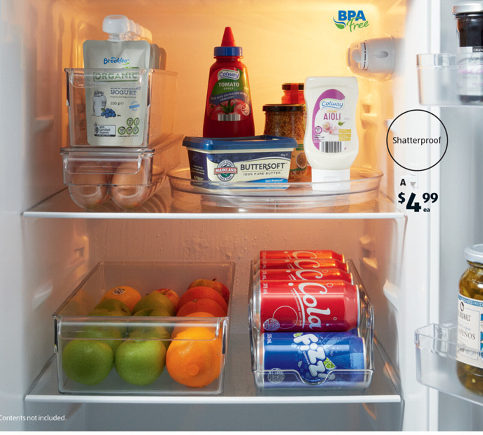 Assorted Fridge Organisers offer at ALDI