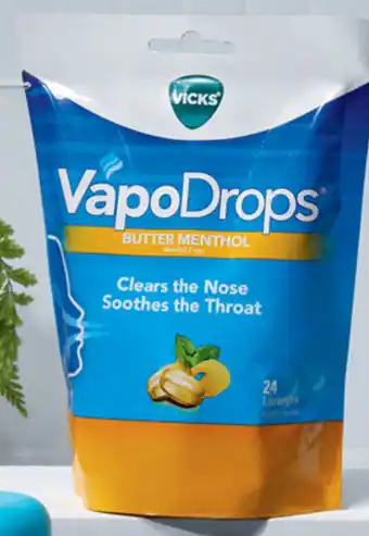 ALDI Vicks VapoDrops 24pk - Butter Menthol offer