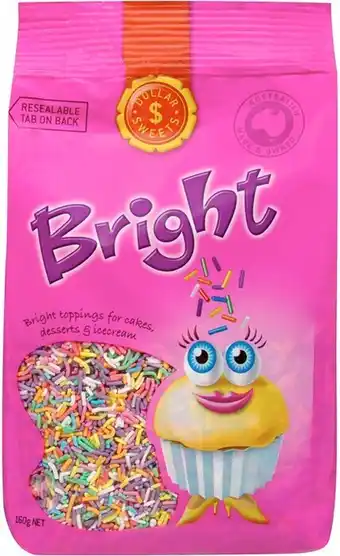 Dollar Sweets Bright Sprinkles