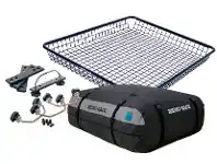 Auto One Rhino-Rack Medium Mesh Steel Basket & A 350 Litre Luggage Bag offer