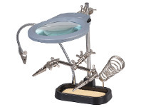 Jaycar Electronics Third Hand with LED Magnifier offer