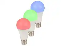 Jaycar Electronics Smart Wi-Fi LED Bulbs with Colour Change - 3 Pack Bayonet Light Fitting offer