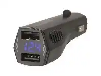 Jaycar Electronics 4.8A Dual USB Car Charger with LCD Voltage Display offer