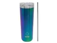 Smokemart & GiftBox Swig Skinny Tumbler with Stainless Steel Straw 590ml - Rainbow Titanium offer