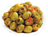 Foodworks Marinated Green Olives offer