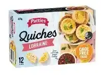 Foodworks Patties Mini Quiche 12 Pack 420g offer