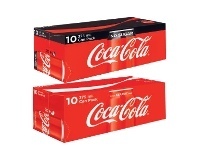 Coles Coca-Cola, Fanta or Sprite Soft Drink 10x375ml offer