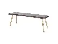 LivingStyles Lineo Reclaimed Timber Dining Bench, Metal Leg, 160cm offer