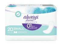 Coles Always Discreet Bladder Leak Protection 0% Dyes & Fragrances Pads 20 Pack offer