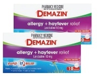 Chemist Discount Centre Demazin Allergy + Hayfever Relief 10 Tablets offer