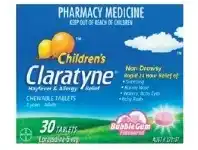 Chemist Discount Centre Claratyne Children’s Hayfever & Allergy Relief 30 Chewable Tablets offer