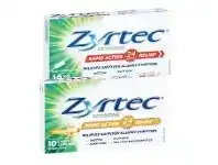 Zyrtec Rapid Acting Liquid Capsules or Tablets 10mg 10 Pack