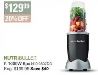 Harris Scarfe Nutribullet 1000W 8pc offer