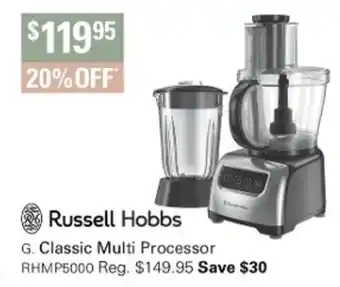 Harris Scarfe Russell Hobbs Classic Multi Processor offer