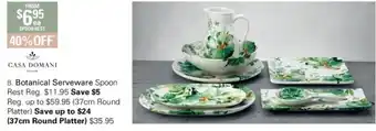 Casa Domani Botanical Serveware Spoon Rest