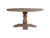 LivingStyles Wisconsin Eucalyptus Timber Outdoor Round Dining Table, 150cm offer