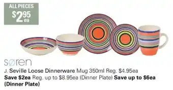 Harris Scarfe Soren Seville Loose Dinnerware Mug 350ml offer