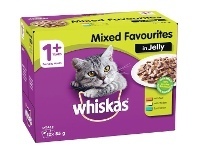 Foodworks Whiskas Favourites Cat Food 12 Pack x 85g offer