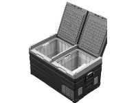 Jaycar Electronics Low Profile Dual Zone without Wheels - 75L 106 Cans offer
