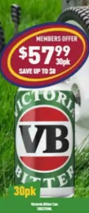 Liquor Legends Victoria Bitter Can offer