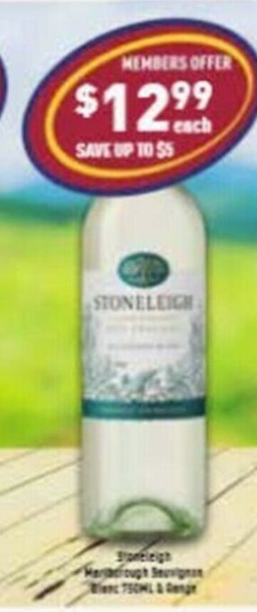 Stoneleigh Marlborough Sauvignon Blanc 750mL