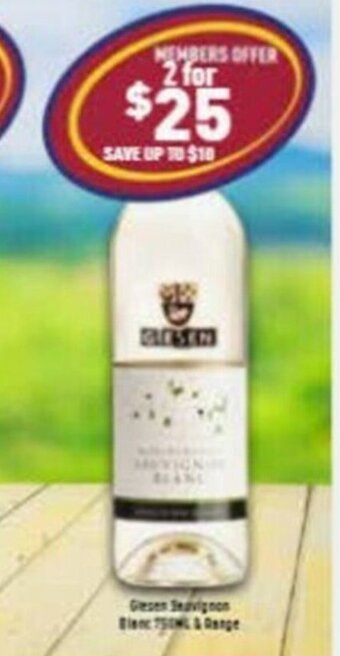 Liquor Legends Giesen Sauvignon Blanc 750mL offer