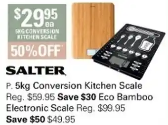 Salter 5kg Conversion Kitchen Scale