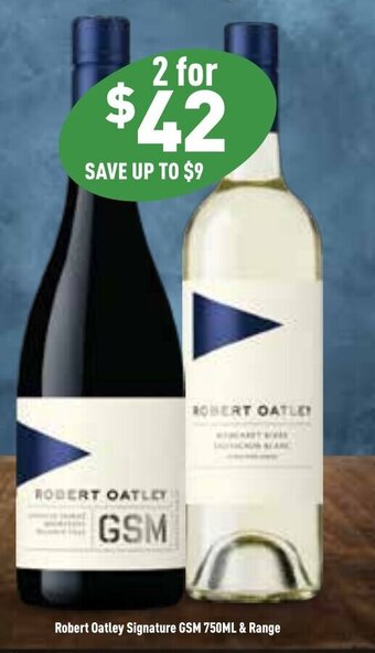Liquor Legends Robert Oatley Signature GSM 750ml & Range offer