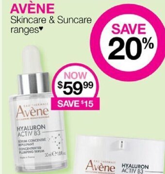 AVÈNE Skincare & Suncare HYALURON ACTIV B3
