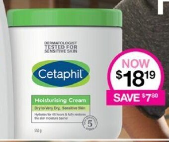 Priceline Cetaphil Moisturising Cream offer