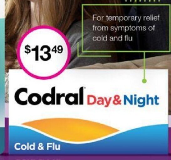 Codral Day&Night Cold & Flu offer at Priceline