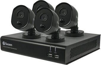 The Good Guys Swann 4 Camera Full HD 1080p DVR-4480 CCTV Security System offer