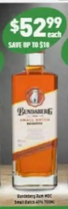 Liquor Legends Bundaberg Rum MDC offer