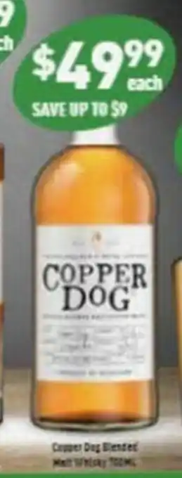 Copper Dog Blended Malt Whiskey