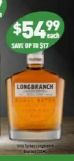 Liquor Legends Wild Turkey Longbranch Bourbon offer