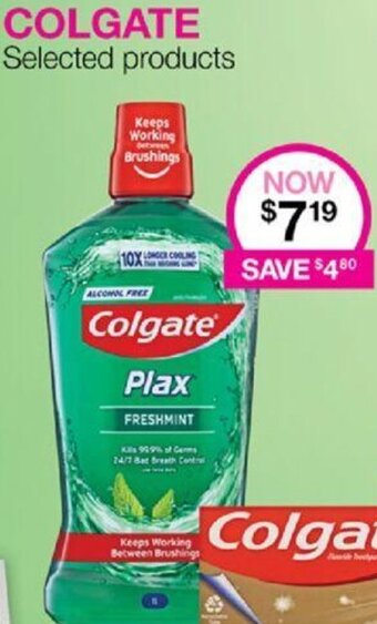 Priceline COLGATE Selected products offer