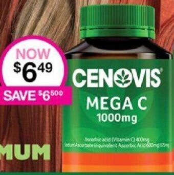 Priceline CENOVIS MEGA C 1000mg offer