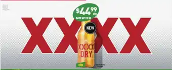 Liquor Legends XXXX Dry Bottle offer